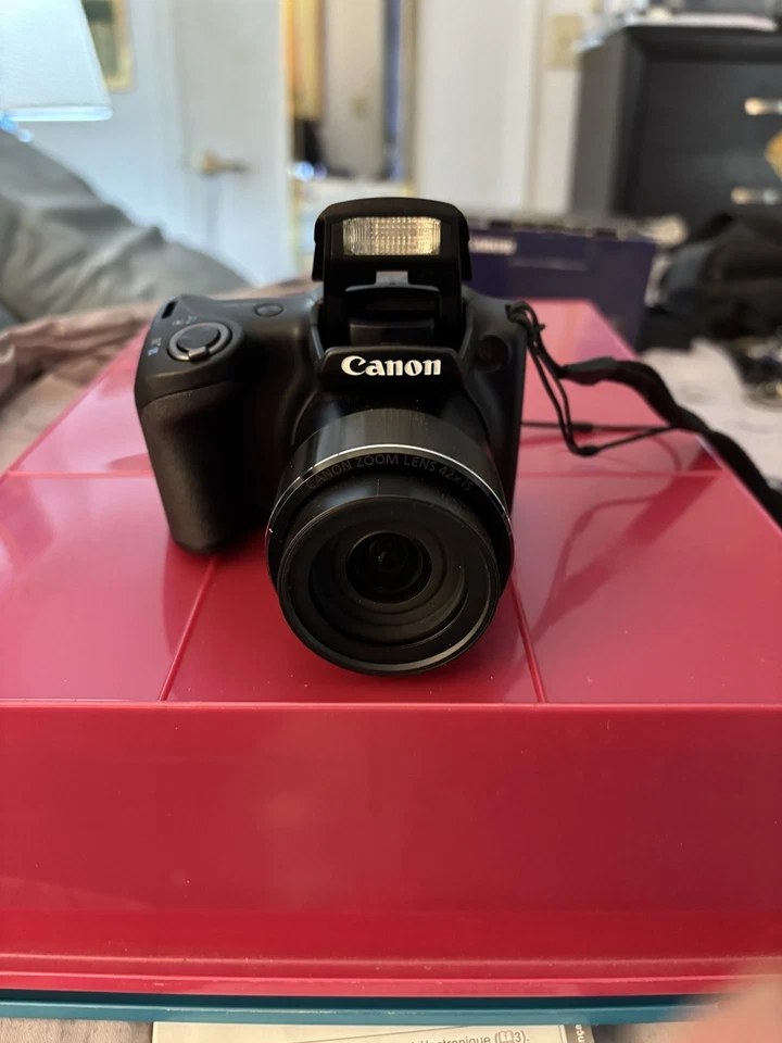 Cámara con zoom Canon PowerShot SX420-WI-FI-42x-tarjeta SD y accesorios en caja-como nueva Foto 4 de 4