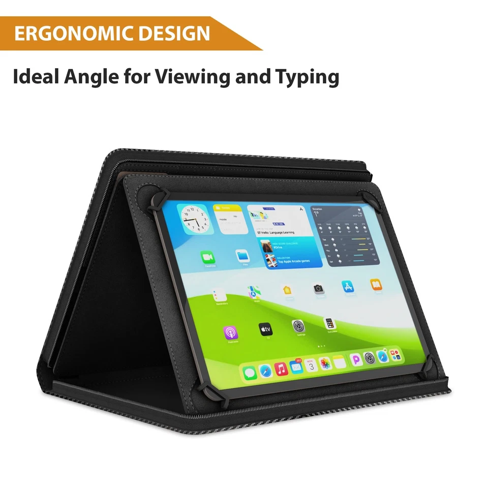 Funda Universal Padfolio - Organizador Portafolio Tablet con Soporte para Bloc de Notas - Co... Foto 3 de 4