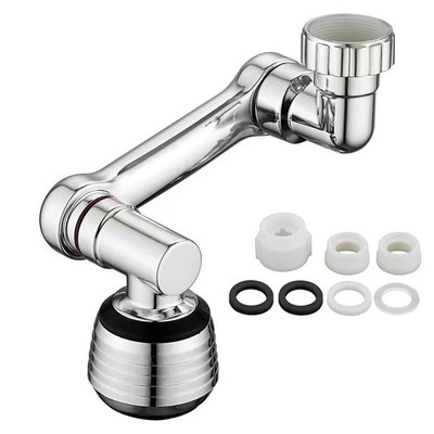 One Universal 1080° Swivel Extension Faucet Aerator Rotate Robotic Arm Extend
