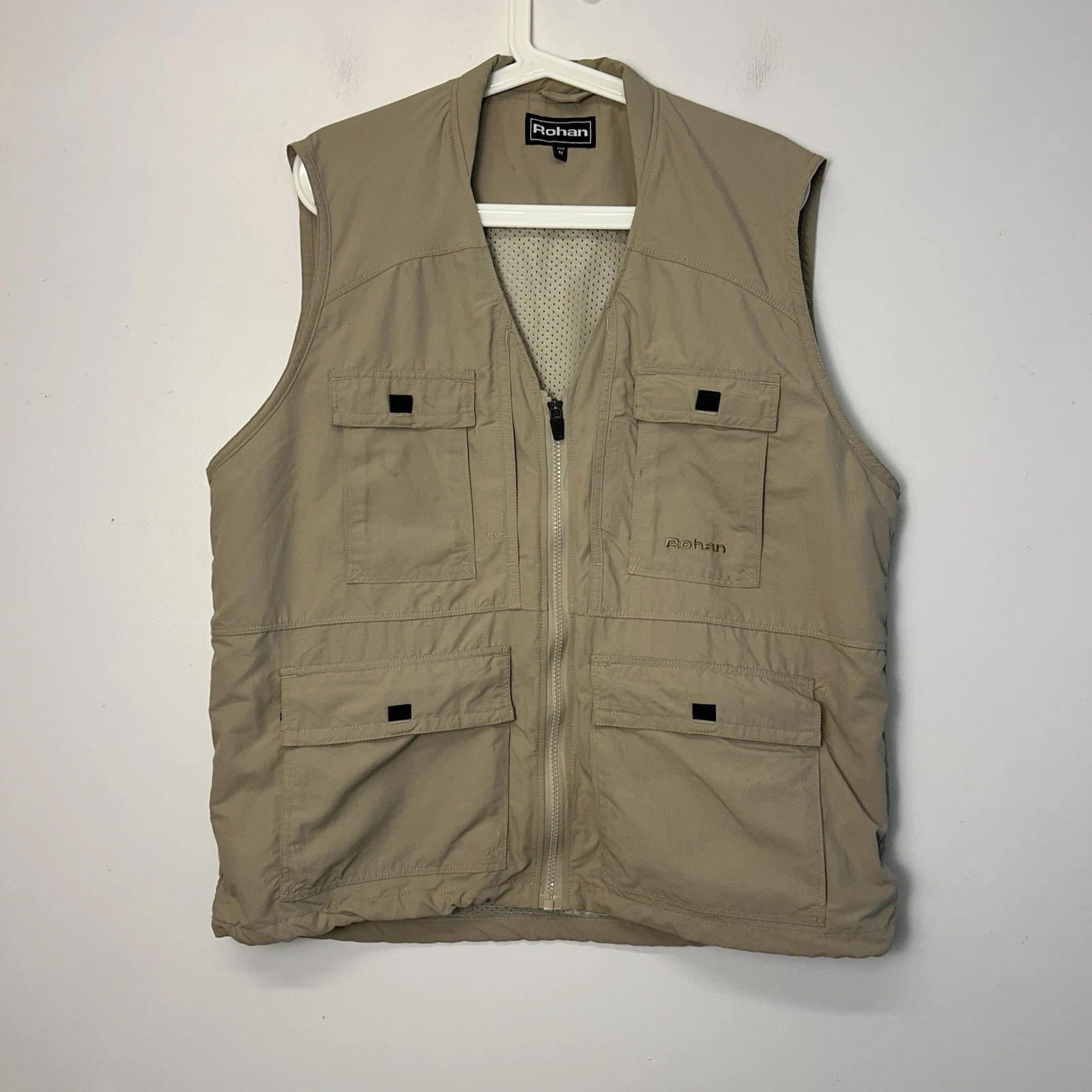 Rohan Cargo Vest Utility Fishing Combat Hunting Shooting Jacket Mens Waistcoat