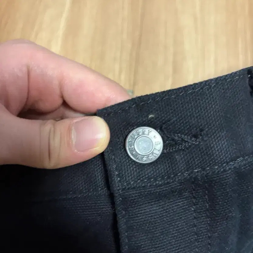 [L] Stussy Black Work Pants Size 32 Comfortable & Stylish thumbnail 3