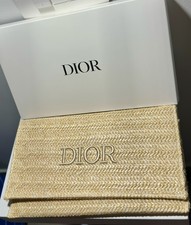 FREE and Fast shipping Italy -Christian Dior Pouch Clutch Rattan Beige Pochette