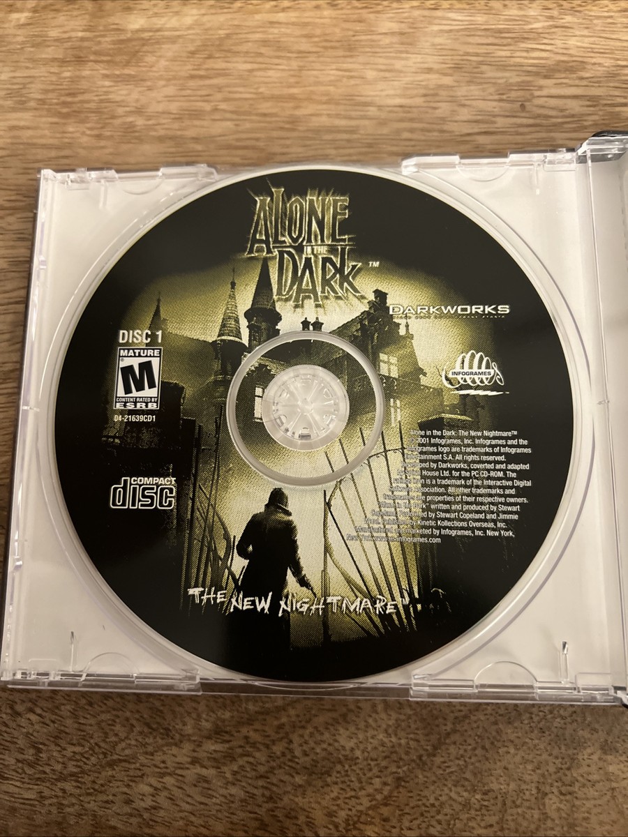 Alone In The Dark The New Nightmare Video Game Pc Cd-ROM M-Mature