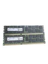 Lot of 2 Micron 16GB Server PC3L 12800R DDR3-1600 SDRAM MT36KSF2G72PZ-1G6E1HG