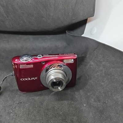 Nikon Coolpix L22 Digital Camera Red Digicam Tested Working | eBay