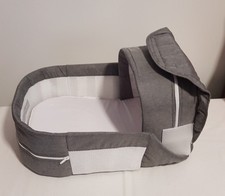 Baby Delight foldable Bassinet Portable Charcoal Grey