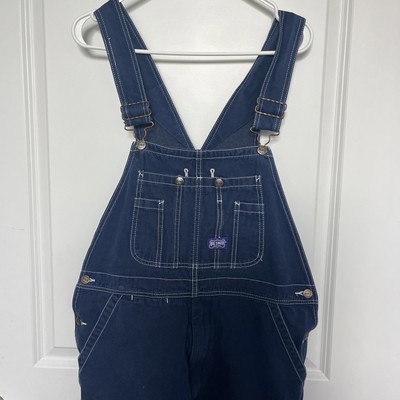 Big Smith Blue Denim Carpenter Bib Overalls Men's Size 36 Work Farm Casual