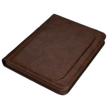 Alassio Ringbuchmappe A4 MASSA Lederimitat braun (30064)