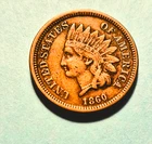 1860 Indian Head Cent - Copper Nickel with Full LIBERTY #2