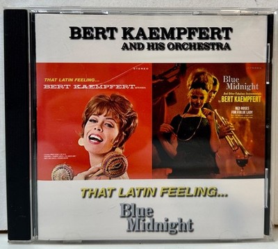 Bert Kaempfert 2 ON 1 cd That Latin Feeling, Blue Midnight RARE OOP MINT