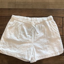 Cat  Jack white eyelet shorts girls XL 14-16 