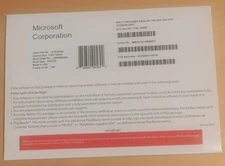 Win 11 Pro 64-Bit DVD - Factory Sealed + Genuine Product Key