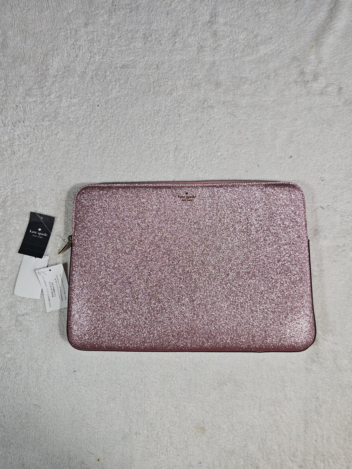 Kate Spade Glimmer Laptop Sleeve Case Mitten Pink 15 inch Gl