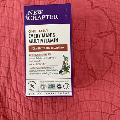 New Chapter Every Man's One Daily Multivitamin 96 Tablets 07/27
