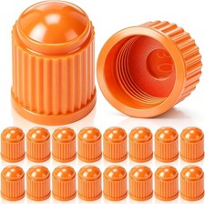 Outus Pcs Tire Valve Stem Caps Car Tire Caps Plastic Universal 20 Orange Red