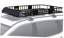 Roof Rack Cargo Basket with 150LB Capacity Car Top Luggage Carrier 0-roof rack
