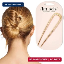Kitsch French Hair Pins for Women - Elegant Durable Metal French Pin for Updos