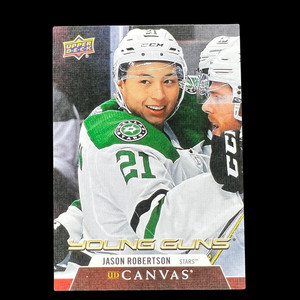 Jason Robertson 2020-21 Upper Deck - UD Canvas Young Guns RC #C92 Dallas