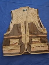 SafTbak Vintahe Mens Size Large Hunting Vest Khaki. See Measurements