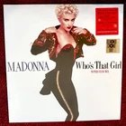MADONNA WHO'S THAT GIRL RECORD RSD RED WAX PROMO HYPE STICKER MOVIE REMIX ALBUM