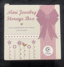 Mini Jewelry Storage Box By 17Dec multi-compartment partitioning