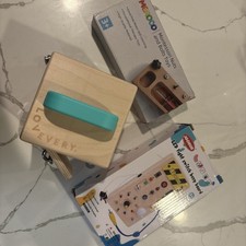 Fine Motor Toys:Loevery Lock Box Meroco Montessori Nuts Bolts LED Switch Board