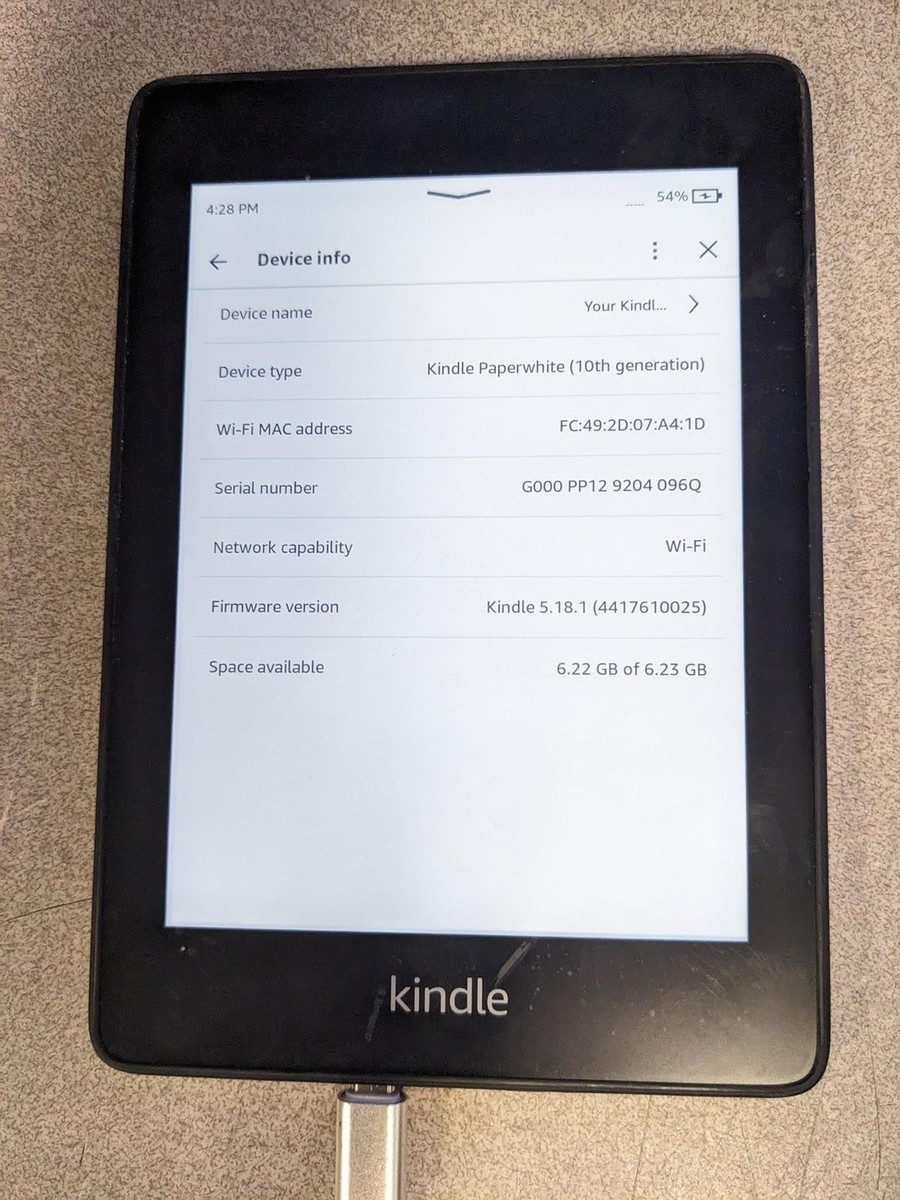 AMAZON KINDLE PAPERWHITE 10TH GENERATION 8GB WIFI | eBay
