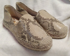 nwot SAM EDELMAN Size 5.5 CORA Platform Espadrilles Padded Insole Animal Print