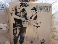 Banksy 16 month Large 12x12 inch 2026 Calendar New
