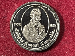 Freiberg: Zinnmedaille o.J. Wilhelm August Lampadius Gasbeleuchtung