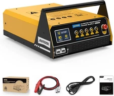AUTOOL Flash Reprogramming Power Supply Car Battery Charger Jump Starter W/6.5ft