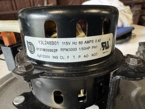 GOODMAN Y3L248B01 0131M00002P 115v Inducer Motor With Pressure Switch ,fast Ship