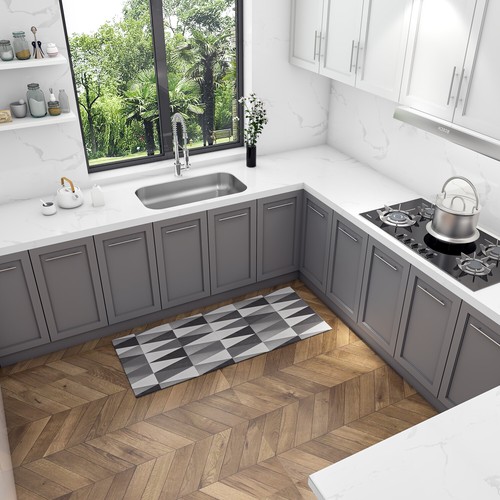 Sinber 30" Undermount Tazón Único 304 Acero Inoxidable Fregadero de Cocina MU3018S-ADA - Imagen 14 de 16