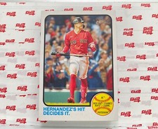 2022 Topps Heritage Hernandez's Hit Decides It Boston Red Sox #201