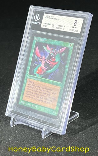 MTG Limited Edition Alpha 1993 Scryb Sprites BGS 8.0Q++ NM/MT Old School 93/94 - Picture 3 of 6