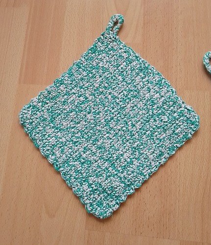 Topflappen original Vintage 60er Jahre handgemacht/Preis pro Paar - Bild 7 von 8