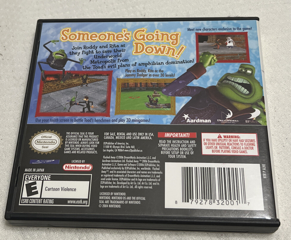 Flushed Away Nintendo DS Game eBay