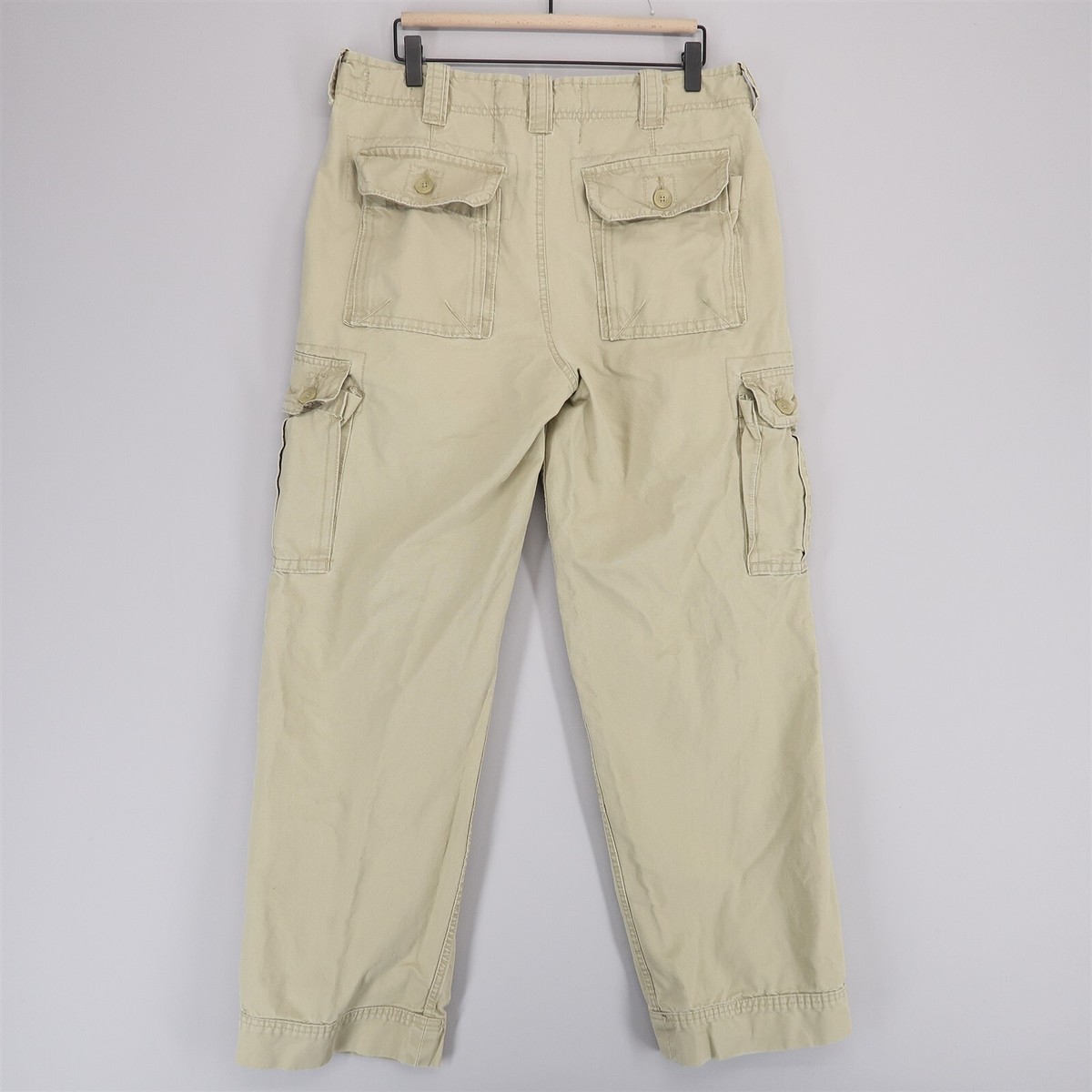 Wonderwall Cargo Pants Mens 34x32* Beige 100% Cotton Surf