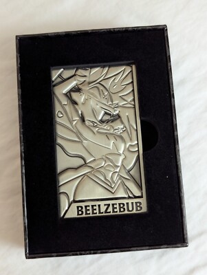 ヘルヴァボス　ベルゼブブ　BEE Official Helluva Boss Beelzebub Bee Silver Metal Card Ingot Figure