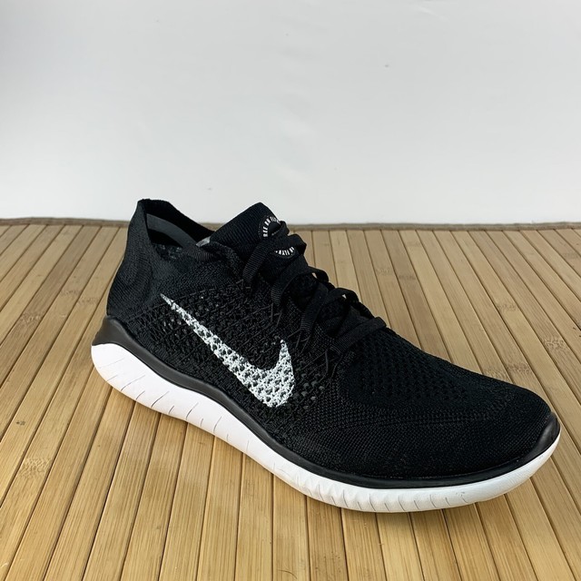 Size 9.5 - Nike Free Rn Flyknit 2018 Black - 942839-001 for sale online | eBay