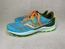 Saucony Peregrine 11 Blue Running Shoes S20641-26 Mens 9.5 Superfeet Insoles