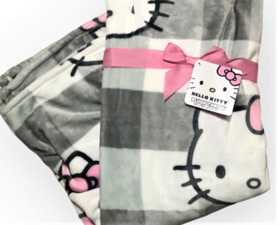 Hello Kitty チェック柄クッション 約70cm Hello Kitty チェック柄クッション 約70cm HeLLo Kitty ハローキティ