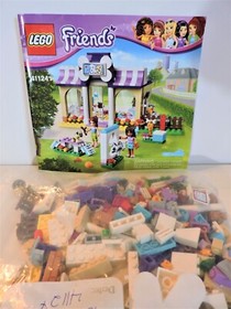 LEGO FRIENDS SET 41124 HEARTLAKE PUPPY DAYCARE COMPLETE Manual NO BOX Pre-Owned