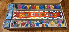 Bulletin Board Border Trim School - 3 Designs/10Each - Days, Dream Big, WowNEW D