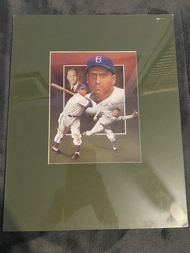 Billy Herman Signed Matted 5x7 Photo Brooklyn Dodgers Chicago Cubs