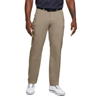 Under Armour Herren Tech Hose, Straight Fit, Khaki, W30 L30, NEU