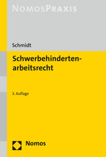 Thumbnail - Schwerbehindertenarbeitsrecht | Bettina Schmidt | 2019 | Deutsch