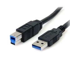 StarTech USB3SAB10BK 10 ft Black SuperSpeed USB 3.0 Cable A to B - M/M