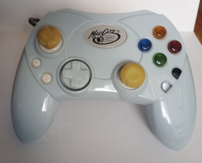 Mad Catz #4516 Ice Powder Blue Controller for XBox RARE COLOR *FREE SHIPPING