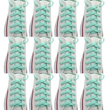 12 pairs Flat "Mint" Sneaker Athletic String 27",36",45",54",63" Shoelaces